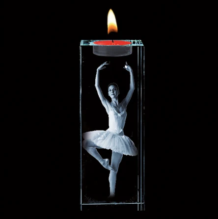 Cube cristal 2D moyen – 80×80×20mm